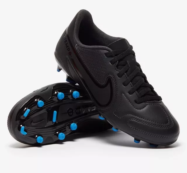 Nike Futsal Fußball Jr Legend 9 Club Fg / MG Farbe 001 Schwarz/Blau