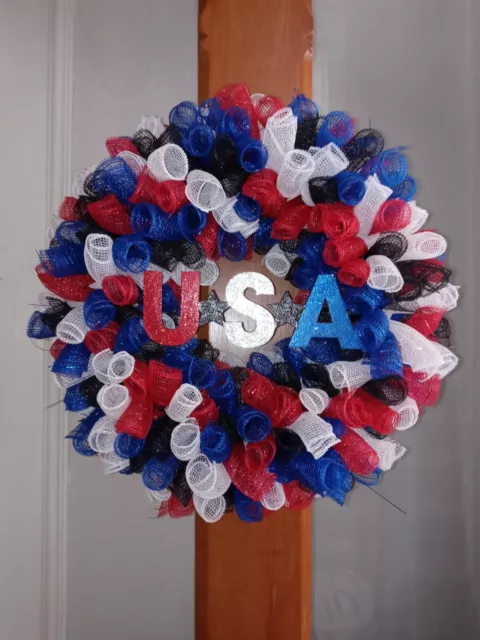 16" USA / 4th of July / Patriotic Wreath