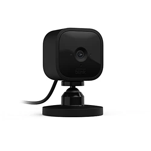 Blink Mini | Caméra d'intérieur connectée compacte à brancher | Vidéo HD 1080...