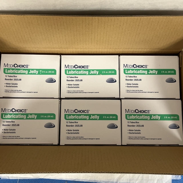 MediChoice #2OZLUB Lubricating Jelly, 2 fl. oz. - case of 72
