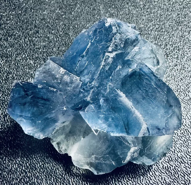 42.9g Natural Blue Fluorite Cluster Crystal Mineral Specimen/Yaogangxian Cube