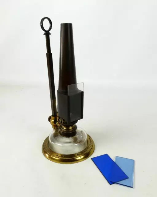 Vintage W Watson & Sons Ltd microscope lamp  c1880       #4221
