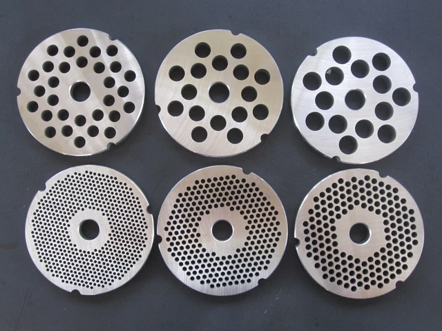 #32 Grinding plate for Omcan Butcher Boy Meat grinder *Stainless Steel*
