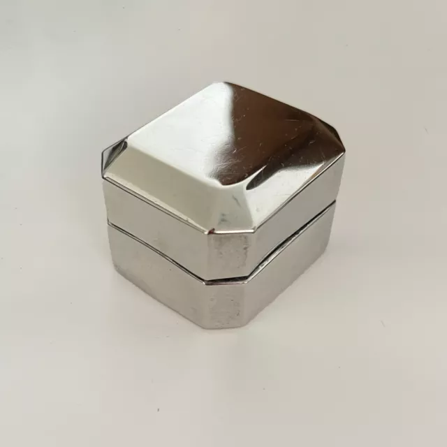 Birks Antique Sterling Octagonal Ring Box 1910-1920