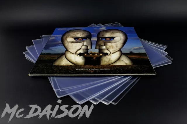 McDAISON SVAR! 10 BUSTE dischi LP PVC 120my LUCIDE collezione vinile 12" 33 giri