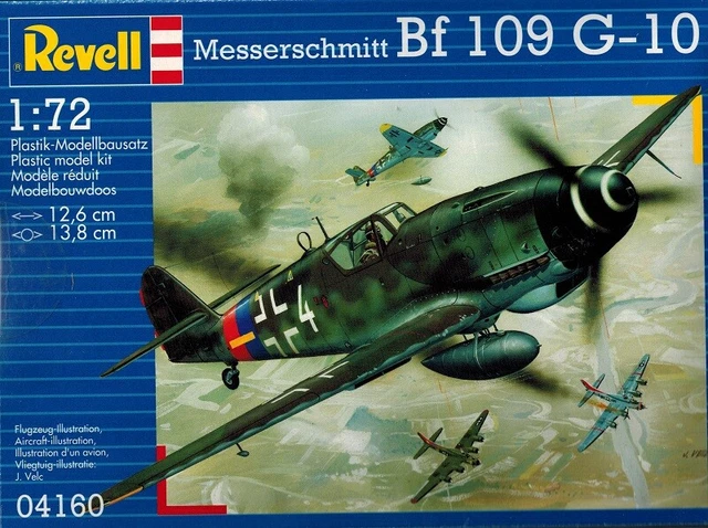 Trumpeter 02409 1/24 Mô Hình Máy Bay Messerschmitt Bf109 G-10