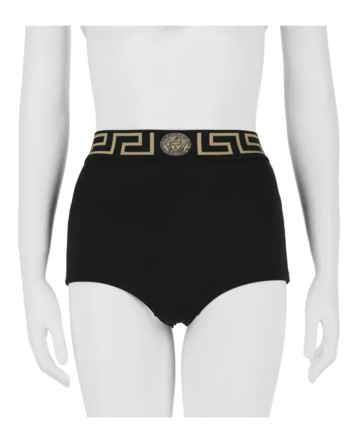 Versace Womens Greca Border Bikini Bottoms