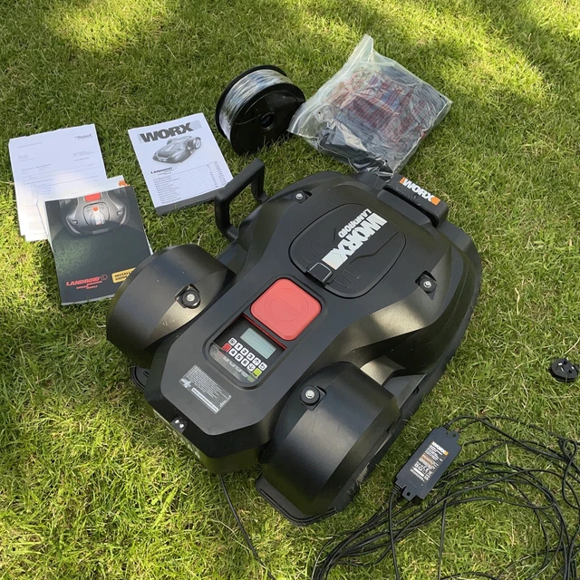 WORX LANDROID WG798E large area robot mower with new perimeter wire