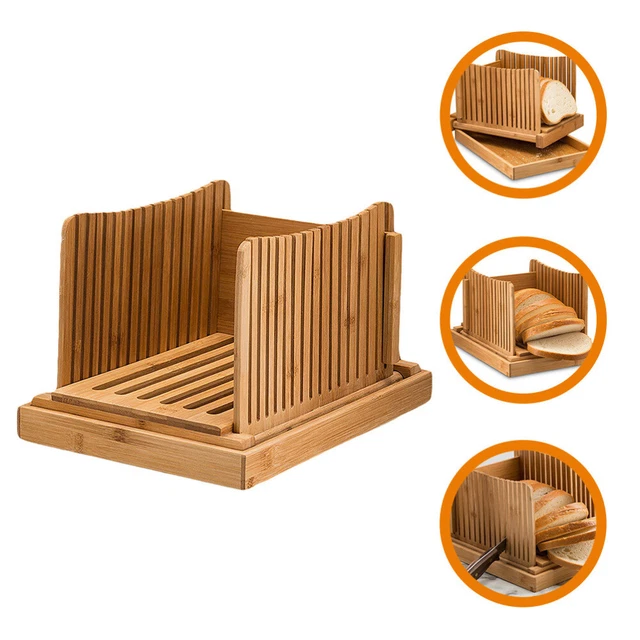 ADJUSTABLE BREAD SLICER Guide Customstyle Baked Slicing Accessory £53.