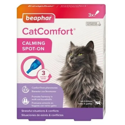 Beaphar Cat Calming Spot On CatComfort Pheromone Reduce Problem Behaviour