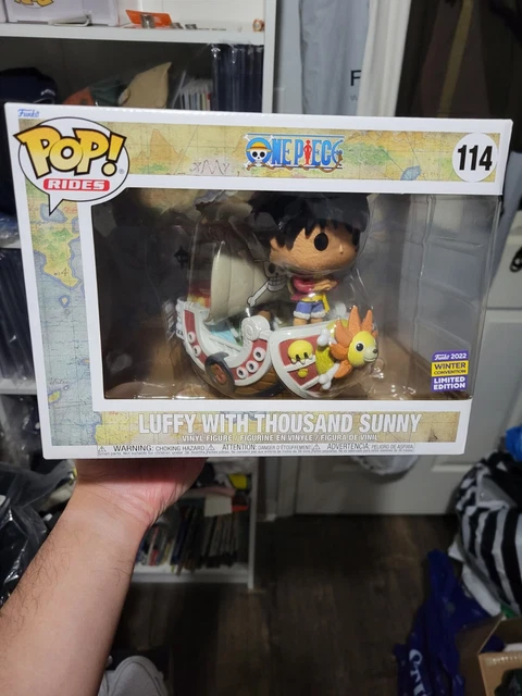 Funko Pop! One Piece – Luffy Avec Thousand Sunny – Convention Winter #114 – NEUF