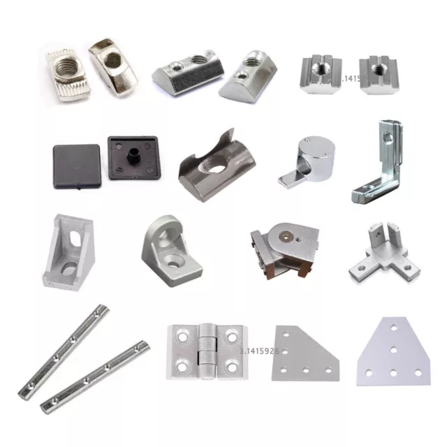 T Nuts & Accessories For 2020 Aluminium Extrusion Profile 20mm Slot 6 - End Cap