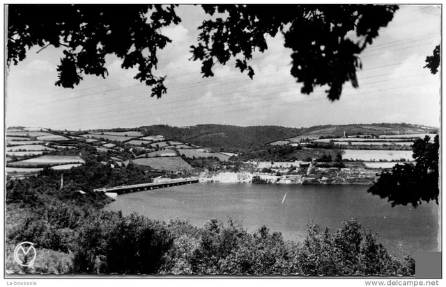 58 PANNECIERE - vue d'ensemble du barrage -------