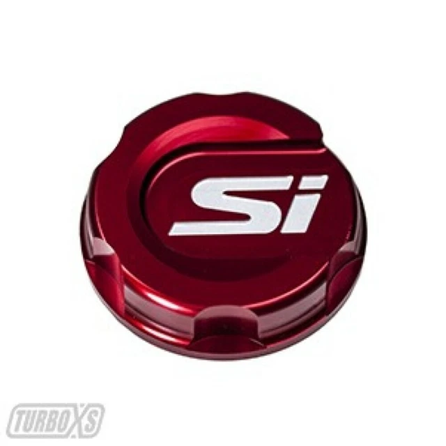 Turbo XS Oil Cap for 2016+ Honda Civic Red