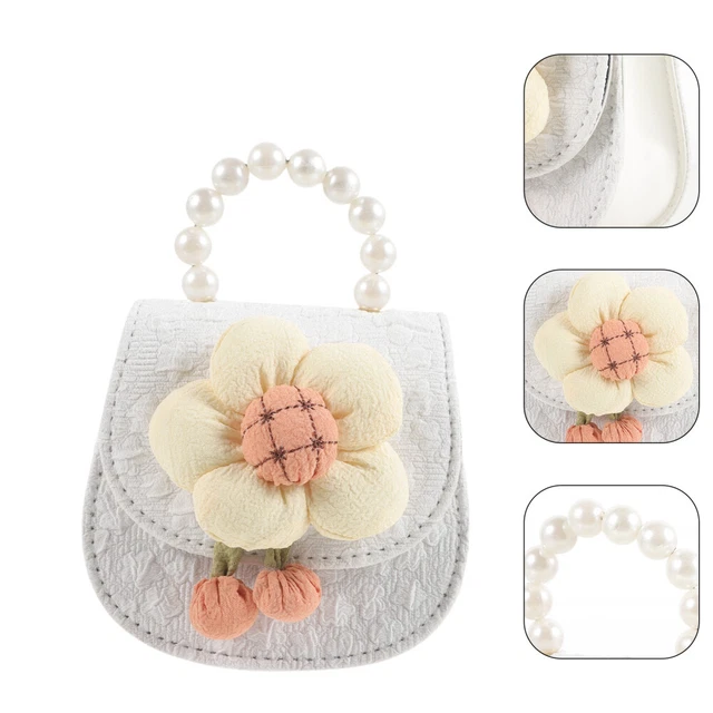 Sac à main pour petites filles, joli sac à main à fleurs, petit sac à main pour