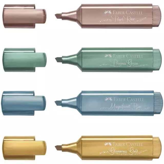 FABER-CASTELL Textmarker TEXTLINER 46 METALLIC, grün Faber-Castell 154639 (40054