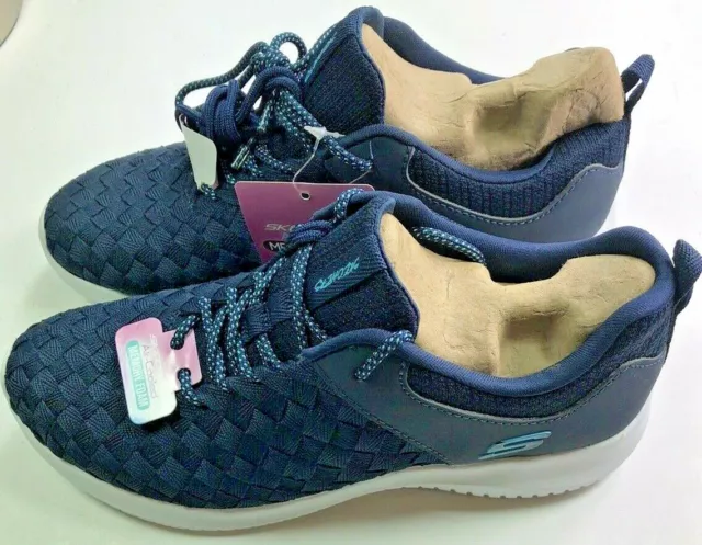 Skechers Ultra Flex-Weave Away / Womens / Memory Foam / Air-Cooled/ Navy NIB