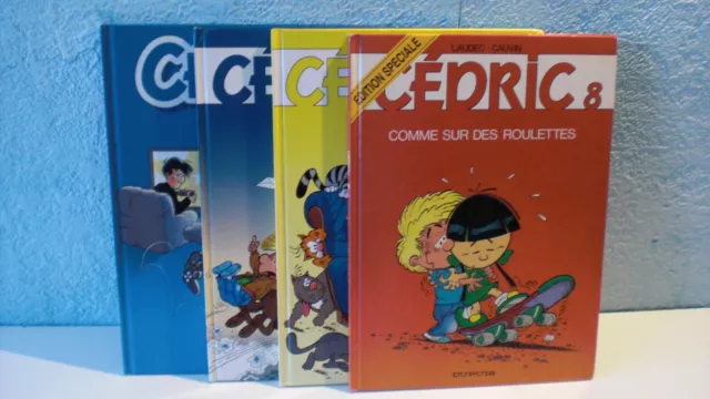 Lot De 4 Albums Bd  Cedric Laudec Cauvin + 2 Albums Bd Titeuf  Zep