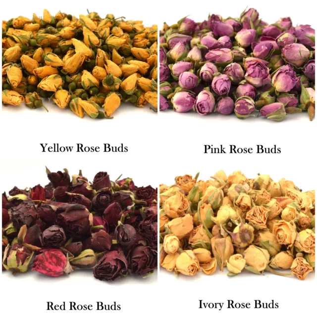 Fleurs et pétales séchés pour l'artisanat de la résine pot-pourri à faire soi-même bougie savon cire fond 3