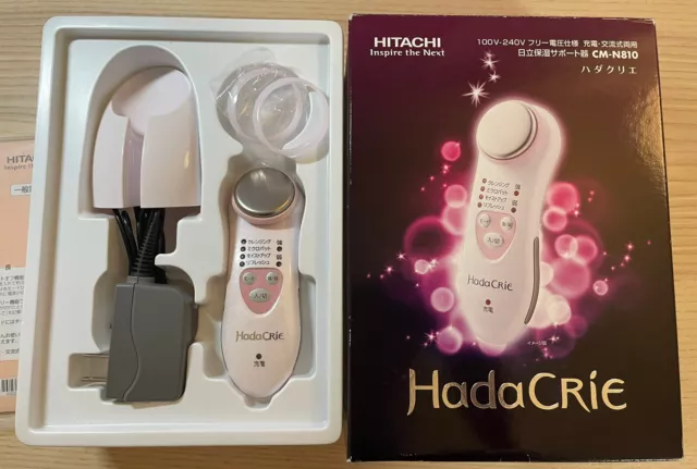 HITACHI Hada Crie CM-N810 Facial Moisture Massager Pink