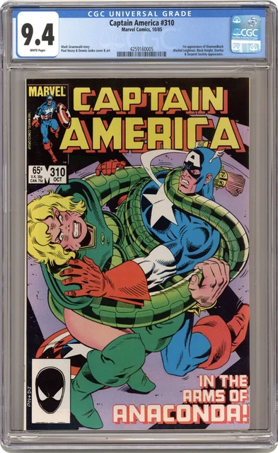 Captain America #310 CGC 9.4 1985 4259160005