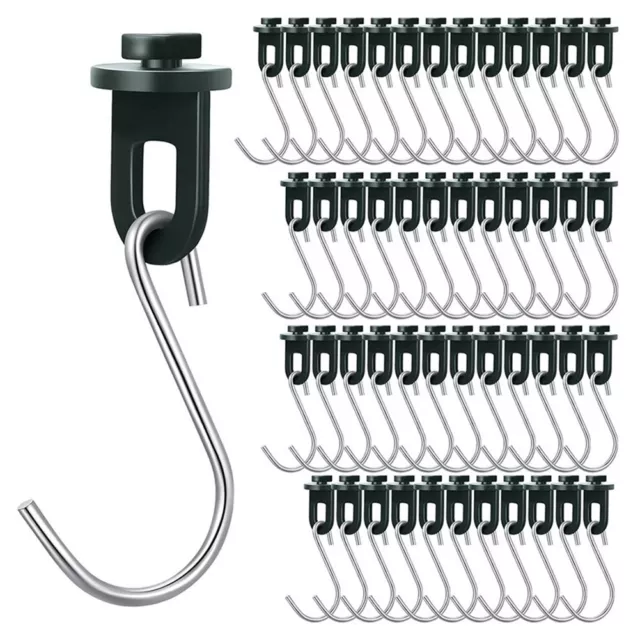 Convenient Greenhouse Hanging Solution Plastic Clips and Stainless Steel Hooks