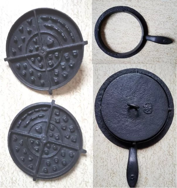 Ancien vintage gaufrier, waffle iron USA