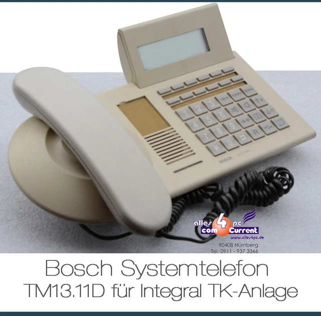 PROPRIETARY TELEPHONE BOSCH TM13.11D Tm 13.11D For Tenovis Integral 33 ...
