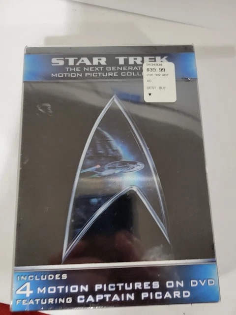 NIB Star Trek: The Next Generation Motion Picture Collection DVD 5-Disc Set