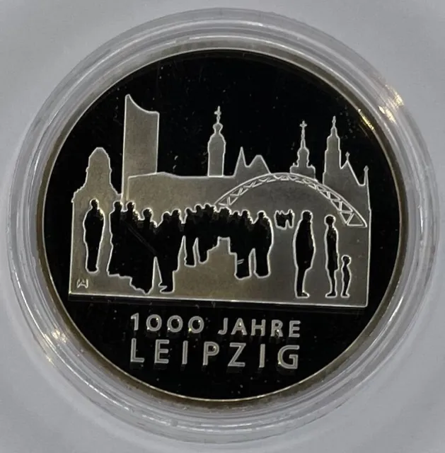 10 Euro Silber PP 2015, Deutschland, 1000 Jahre Leipzig