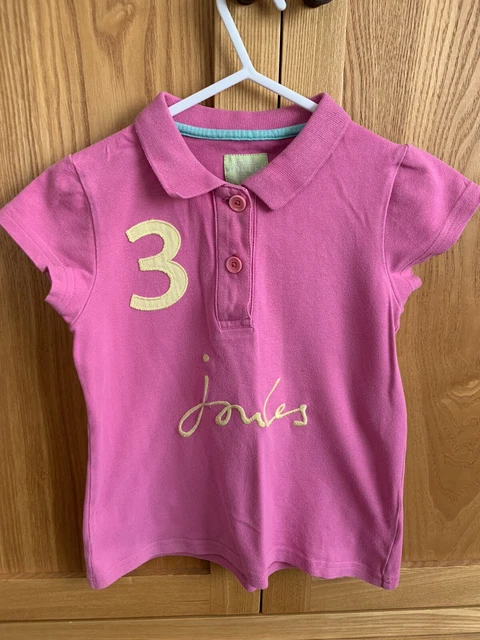 Polo bambina Joule rosa età 5-6 anni