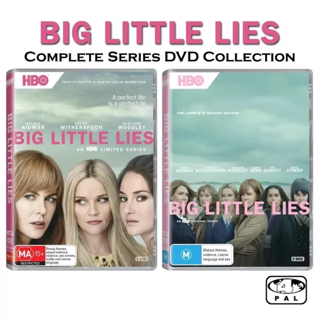 BIG LITTLE LIES: Season 1 DVD HBO Television Drama Series Nicole Kidman  $7.95 - PicClick AU