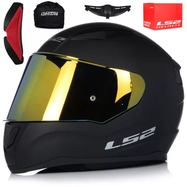 Motorradhelm LS2 FF353 RAPID Solid Matt +2 Visiere Integralhelm Helm XS - 3XL