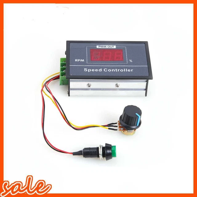 DC 6-60V 30A PWM Motor Speed Controller Digital Display Drive Stepless Regulator