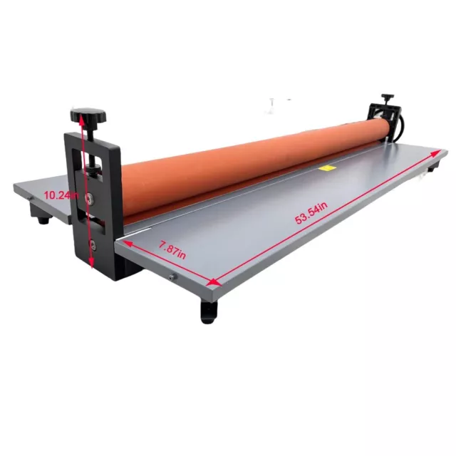 51 inch Cold Laminator Manual Roll Laminator Vinyl Photo Film Laminating Machine 2