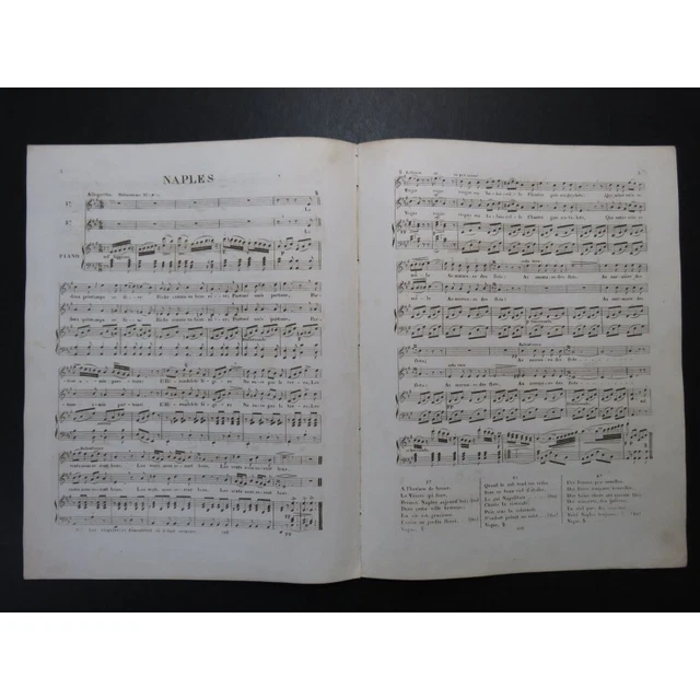 MASINI F. Naples Chant Piano ca1830 4