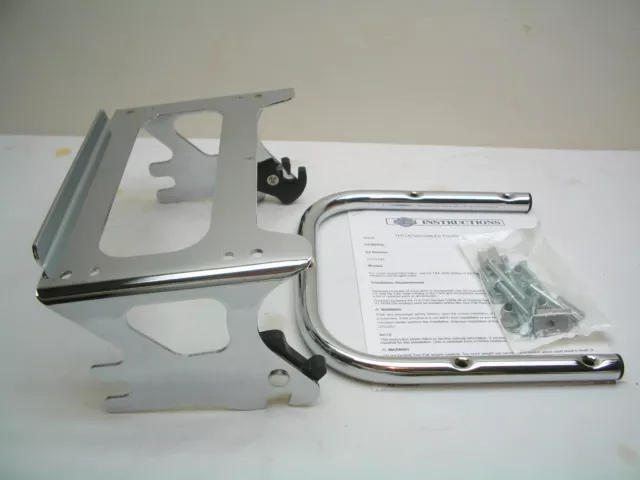 Detachable Two-Up Seat Tour Pak Mounting Rack 53276-04 Harley '97-'08 Touring