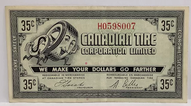 Canadian Tire Money Coupon 35c H0598007 #84