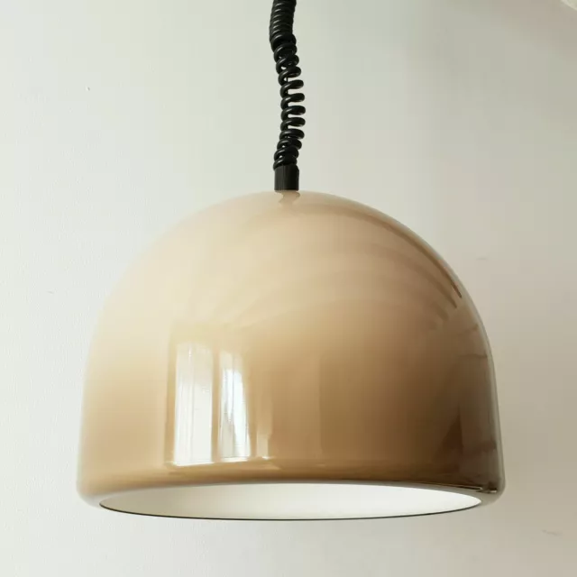 SUSPENSION LUSTRE VINTAGE 1960 STAFF MODEL 5593 PLASTIQUE 60s SPACE AGE
