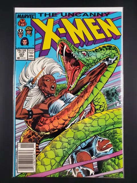 The Uncanny X-men #223 Newsstand Edition Marvel Comics VF