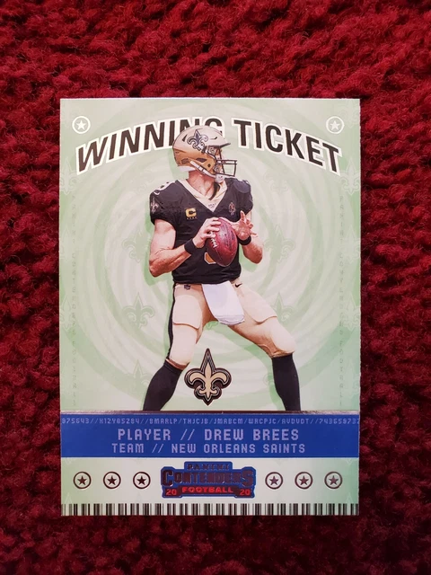 🔥2020 Panini Contenders Drew Brees Winning Ticket #WT6...Mint 🔥