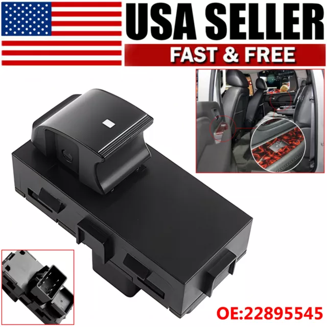 Side Power Passenger Window Drivers Control Switch For 07-13 Chevy Silverado GMC