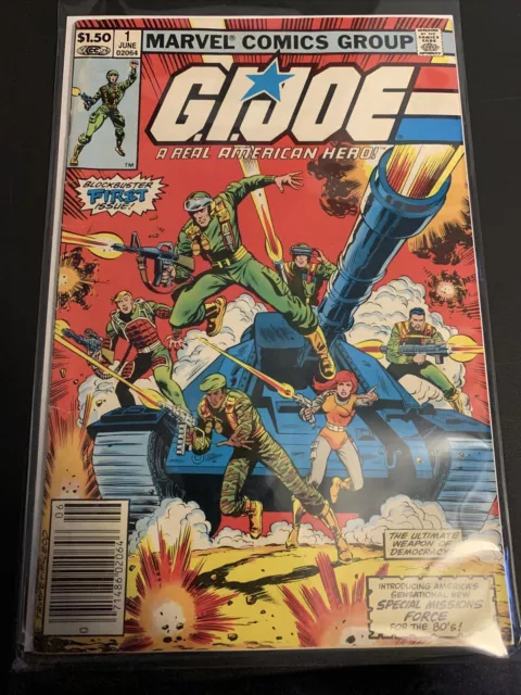 Marvel Comics G.I. GI Joe A Real American Hero Issue 1 First Issue 1982