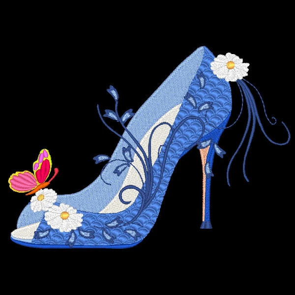 Fashionista Shoes - 30 Machine Embroidery Designs (Azeb) 9