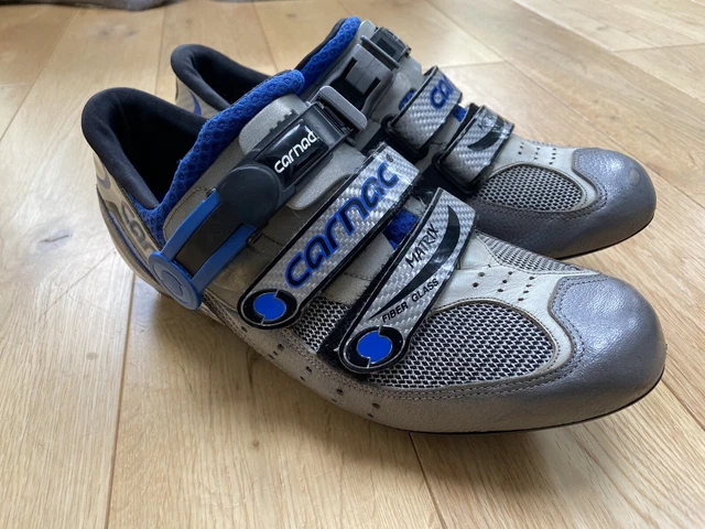 Carnac Matrix Road Cycling Shoes UK 8 with carry bag & polish