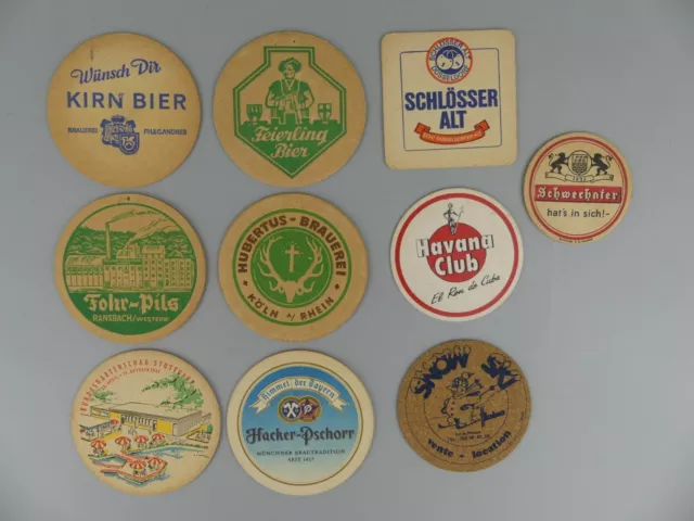 Lot N°6 - Sous Bocks - Sous-Bock - Fohr Pils - Kirn Bier - Schwechater - Havana