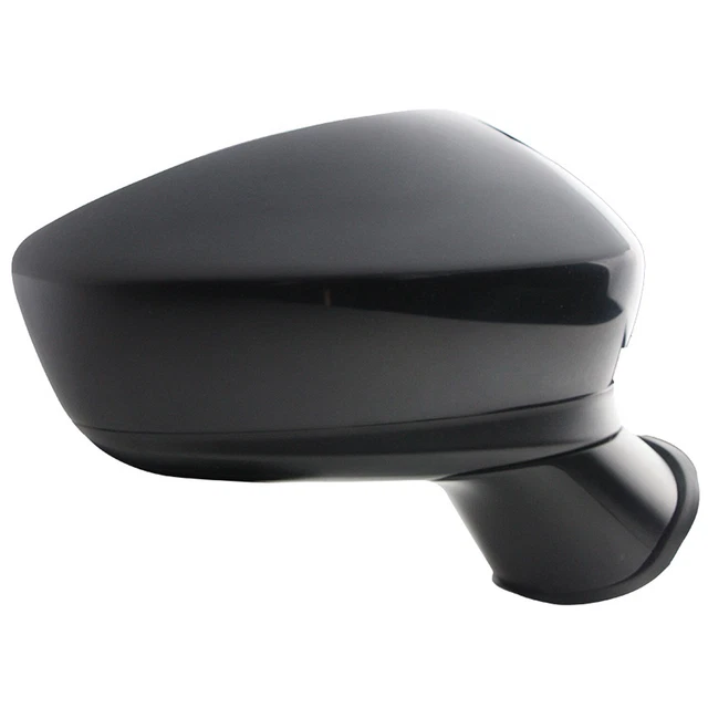 Gloss Black Passenger Door Mirror w/o Blind Spot Japan Built Models 128-64666