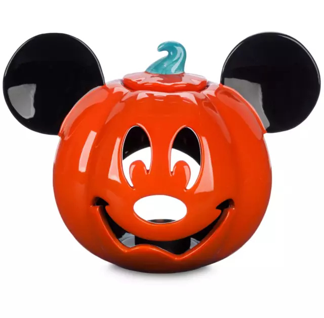 Disney Parks Mickey Mouse Halloween Pumpkin Votive Candle Holder