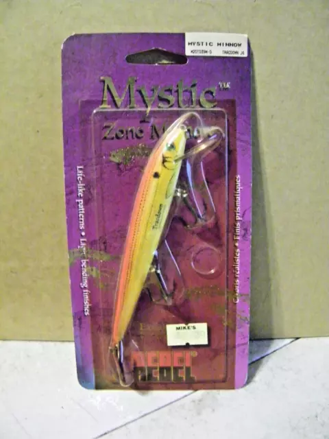 REBEL MYSTIC MINNOW 4 3/4 Rainbow trout Vintage Floater Crankbait Lure  $28.68 - PicClick AU