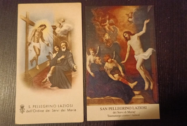 LOTTO SANTINI ANTICHI Due Santini Rari Di San Pellegrino Laziosi EUR 5
